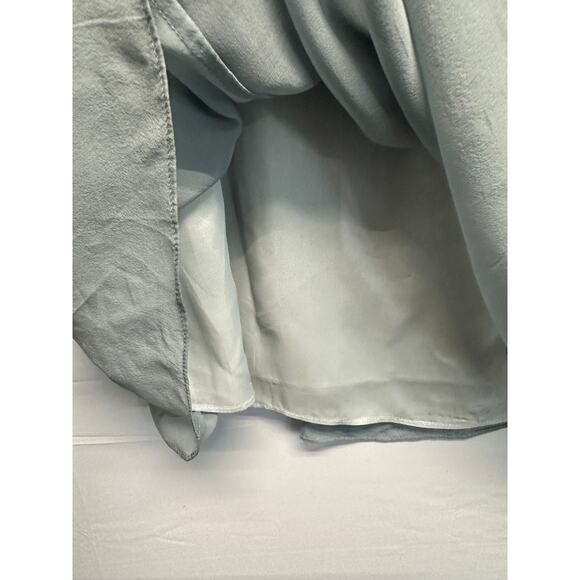 Y2K The Limited Strapless Ombre 100% Silk Chiffon Dress Fairy Grunge Size 8 READ - Picture 4 of 11